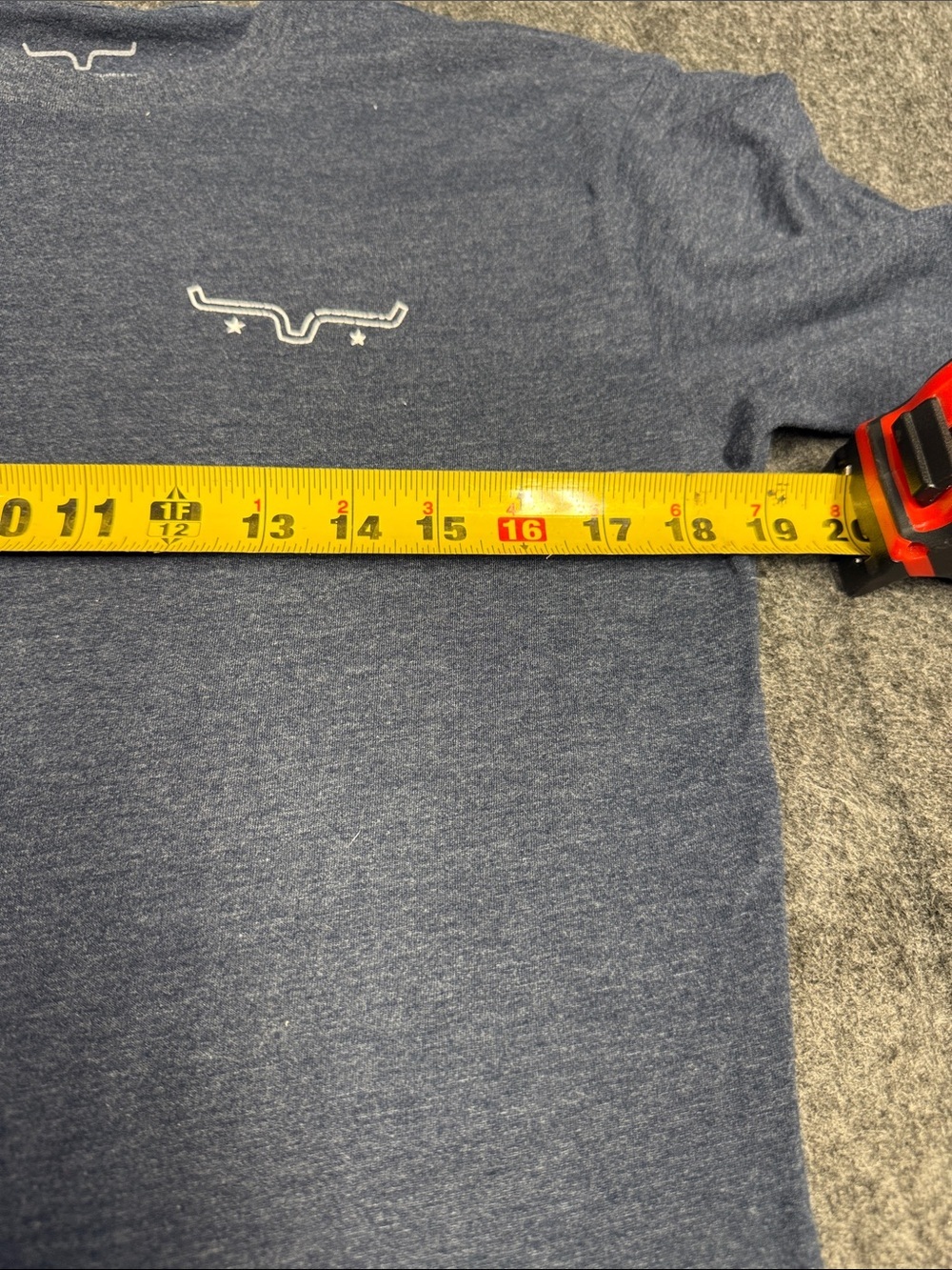 Kimes Ranch Heather Navy Short Sleeve Crewneck Tee - Picture 6 of 6
